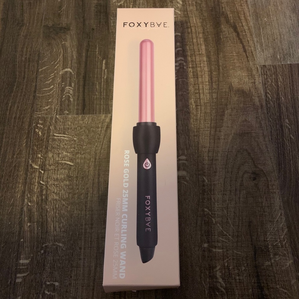 FoxyBae Rose Gold Curling Wand 25mm